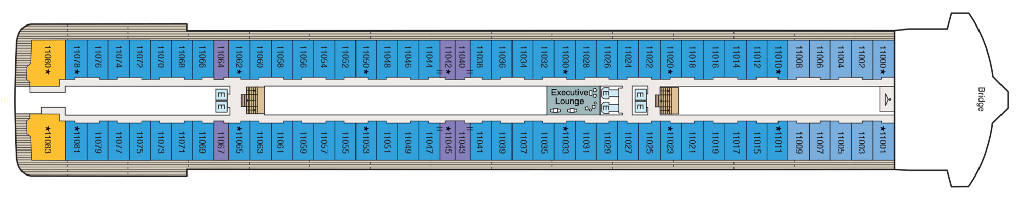Deck 11 plan